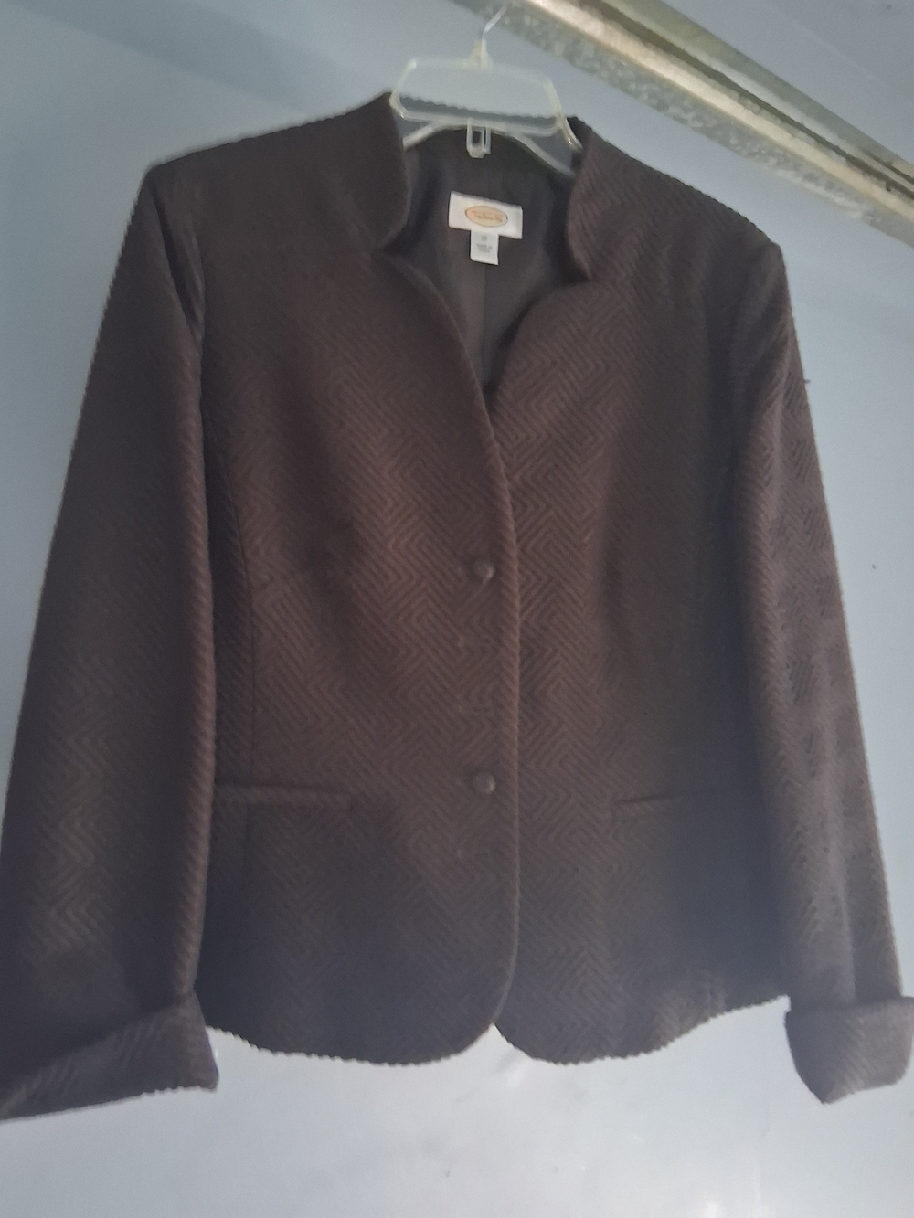 Classic Brown Tailored Blazer Jacket